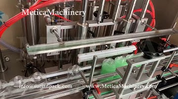 Automatic Shampoo Bottle Linear Filling Machine For High Viscosity Liquid And Similar Products