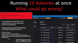 Running 10 Adwares On Windows 10