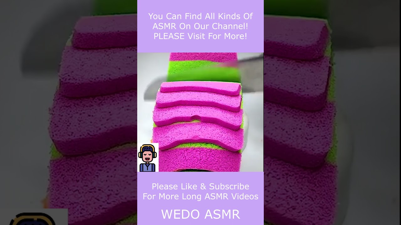 So Satisfying ASMR ❤️ Cutting Sand Noises ❤️ Original Sound 🎵 Maximum Relaxation