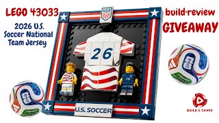 LEGO Editions 2026 US Soccer National Team Jersey (43033) - FULL REVIEW & BUILD
