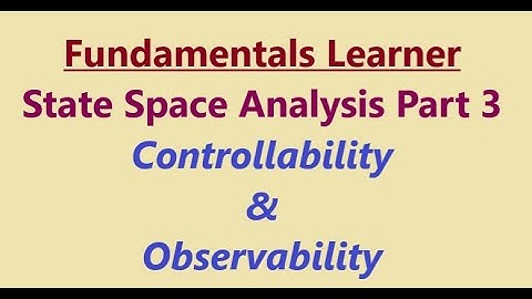 State Space Analysis Part 3