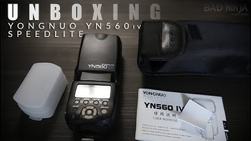 Unboxing: Yongnuo YN 560 IV Speedlite