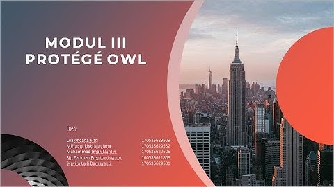 Tutorial Protege OWL, GAMPANG BANGET!!!