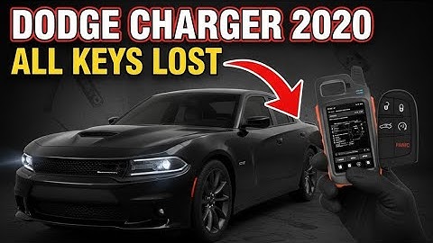Dodge charger 2020 all key lost using the key tool Max Pro with the JCD 2 bypass cable
