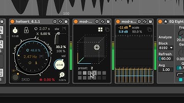 added preset and modulatable recall
