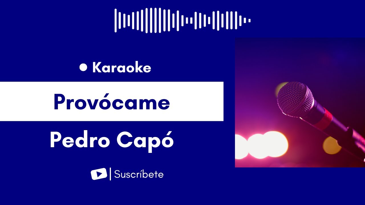 La Fiesta - Pedro Capo - Karaoke 