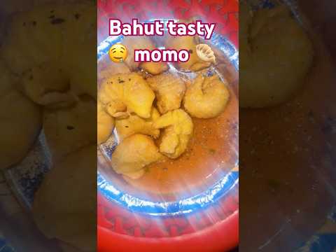 Maine Bahut tasty 🤤 momo 🥟 khaya #shorts #momos #delicious #tasty #viral #shortvideo