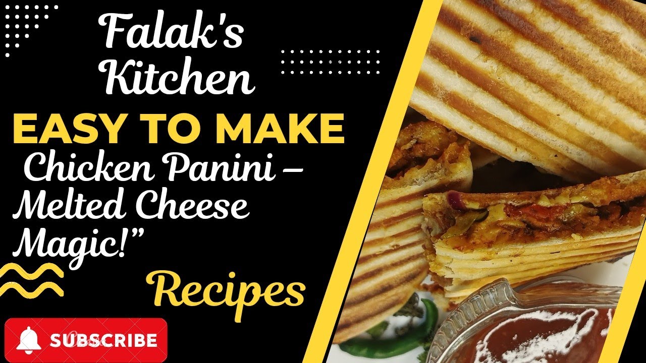 Panini Sandwich Recipe 💥 Crunchy & Cheesy 💥 Easy Cafe Style Panini at Home