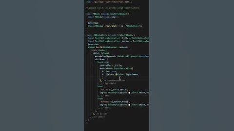 Flutter Textfield Input Decoration #appdevelopment #coding #flutter #flutterdev #fluttertutorial