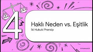 Haklı Fesih ve Eşitlik İlkesi