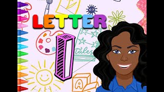 COLORING THE LETTER I 🎨 | LEARNING ACTIVITY FOR TODDLERS | MS.COURTNEY'S COLORING CORNER