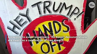 'Standing together in peaceful resistance:' Protestors ready for 'No Kings' demonstrations