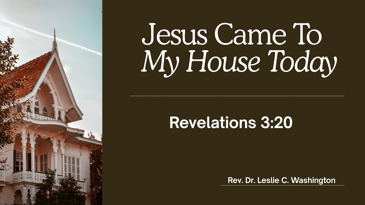 Live: Jesus Came by My house Today