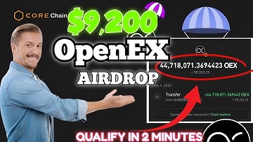 Easily qualify for the next $9,200 potential airdrop on core blockchain in 2 minutes (no investment)