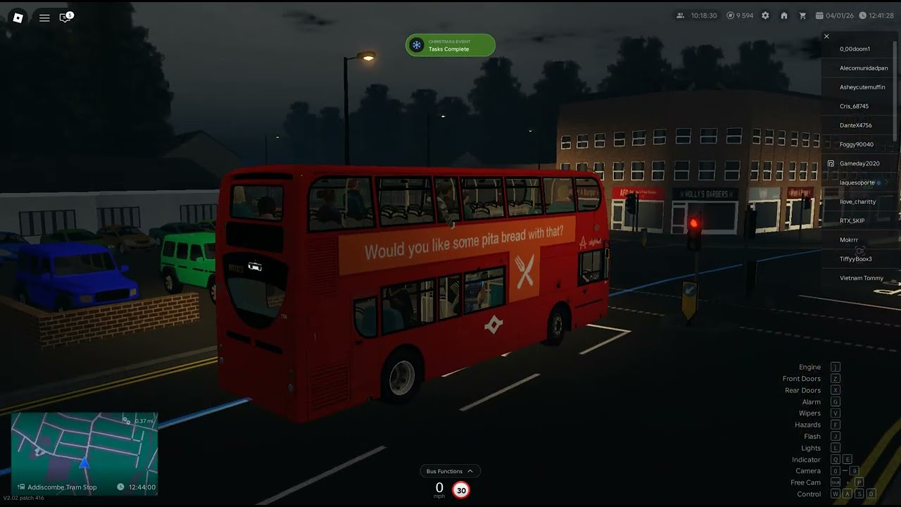 Croydon Roblox: TR2 Elemers End To West Croydon.