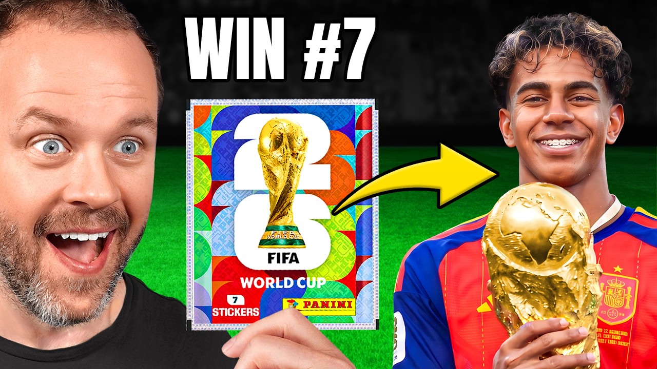 Every World Cup Win = Open 1 Sticker Pack