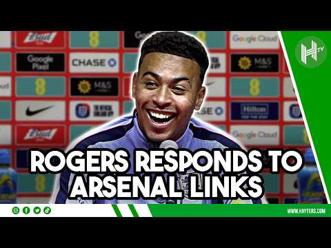 Morgan Rogers RESPONDS to Arsenal transfer links!