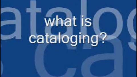 marc ::: cataloging