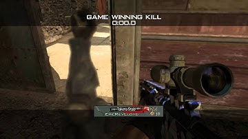 MW3 360 MSR Final Kill FTW