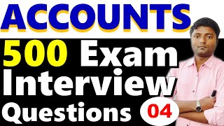 #04 | Accounts Interview Question with Answer | Accounts One Liner | Accounts Exam Question