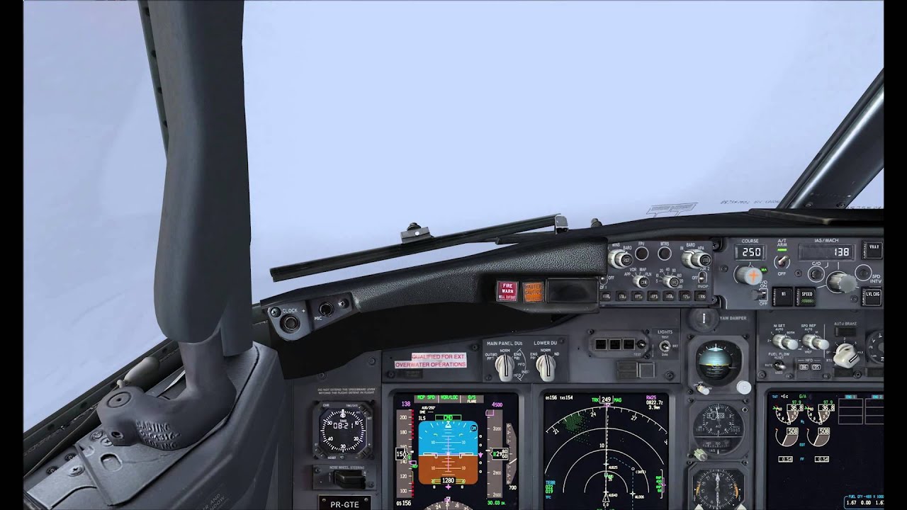 OpusFSX Weather Engine Almost Zero Visibility Demonstration
