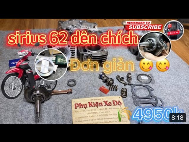 🌾💥🔥🔥 Sirius 62 , Dên Chích Full Đồ Ráp Đơn Giản Và Bền 😋😋😋😋😋 -  Youtube