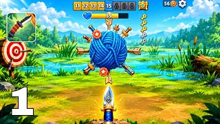 Knife Merge 🗡️🔪 | Part - 1 | Walkthrough Gameplay | New Sharp Knife Game | ( Android,iOS )🎮 screenshot 1