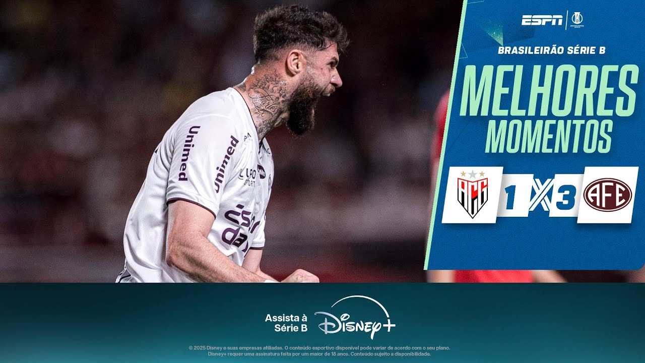 FERROVIÁRIA bate ATLÉTICO-GO fora de casa e amplia SEQUÊNCIA INVICTA na Série B | Melhores Momentos