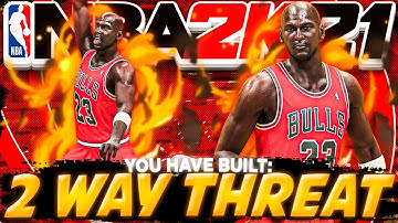 MOST MIND BLOWING 2 WAY THREAT BUILD ON NBA 2K21! (NEXT GEN)