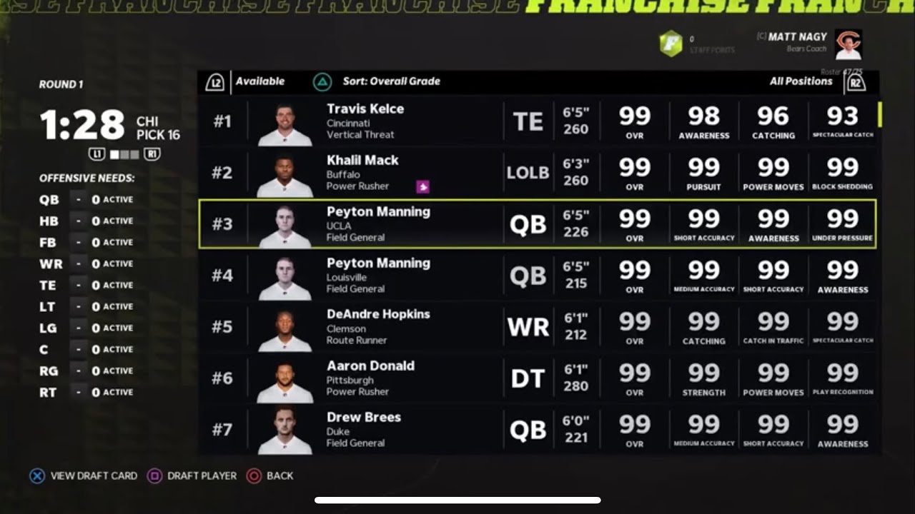 How To Do A Legends Fantasy Draft In Madden 22 Franchise YouTube