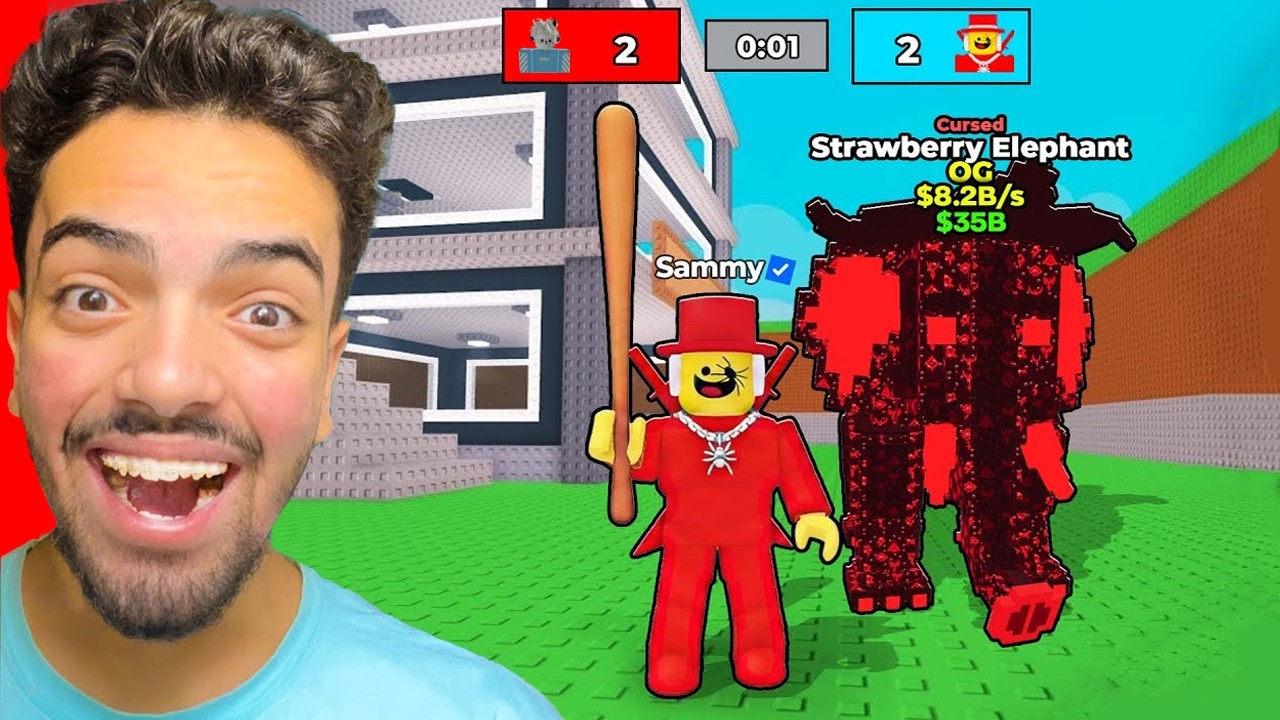 لعبت 1 ضد 1 ضد صديقي في Steal A Brainrot وجبت أقوى برين روت في اللعبة! 😱🔥