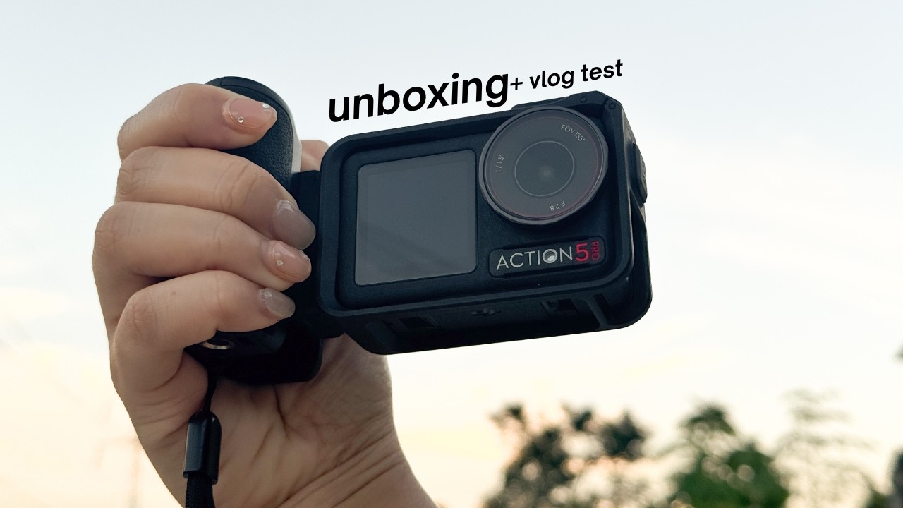 Наконец-то купил себе DJI Osmo Action 5Pro + распаковка аксессуаров + видеоблог.