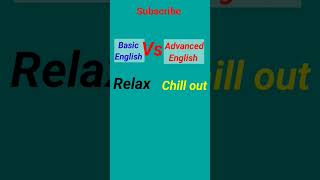 Basic Vs Advanced English#shorts#ytshorts #englishspeakingpractice #learnenglish