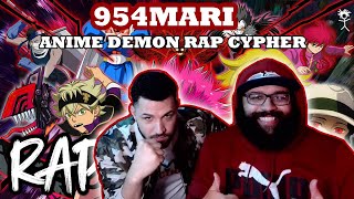 954mari ANIME DEMON RAP CYPHER  Reaction