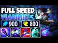 FULL SPEED VLADIMIR BURSTS YOU DOWN AND THERE'S NO ESCAPE (900 AP HEALING) - League of Legends