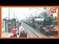 Steam Trains At High Speed - Techno Music: Some Of World's Fastest Steam Engines On The Mainline