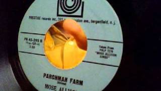 Video thumbnail of "parchman farm - mose allison - prestige 1957"