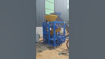QT4 24 Semi-automatic block making machine #blockmakingmachine #concretemachinery #blockmachine
