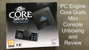 PC Engine Core GRAFX Mini Console Unboxing Gameplay and Review UK (Turbografx-16)