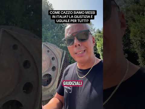 Video COME CAZZO SIAMO MESSI IN ITALIA? LA GIUSTIZIA È UGUALE PER TUTTI?