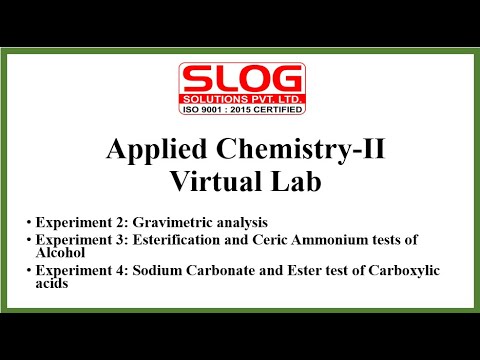 Applied Chemistry - II, Day 1 Session 2