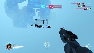 OVERWATCH 3V3 DVA SUIT GLITCH AFTER YEAR OF THE ROOSTER UPDATE.