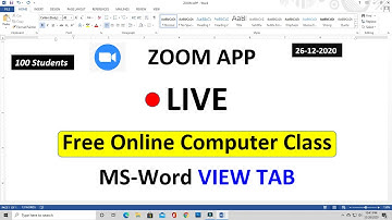 Ms Word View Tab Live Class | Arrange All, Macro, Zoom, Navigation Pane, Split, Print Layout, Draft