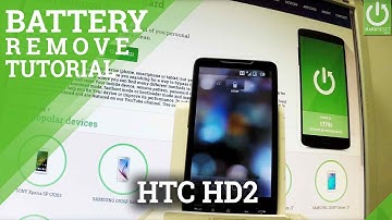 How to Remove Battery in HTC HD2 - Force Restart / Open Back Cover