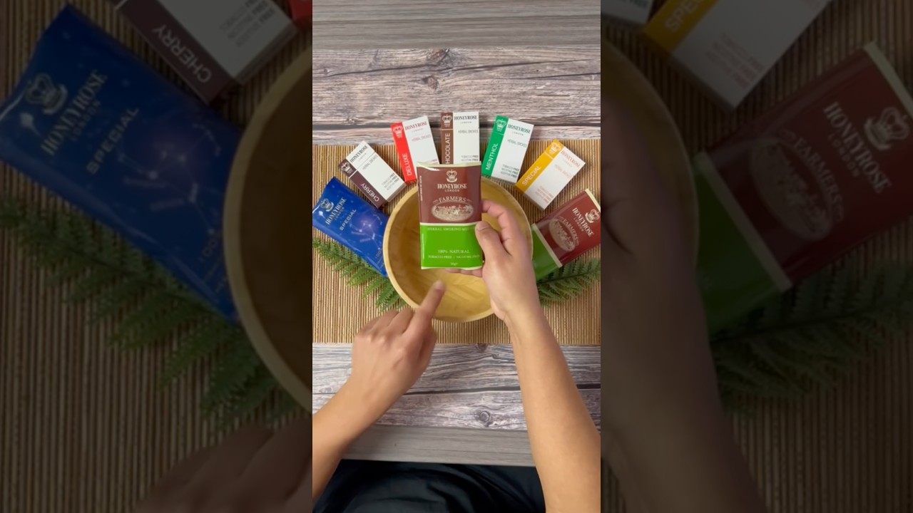 How To Roll Your Own Smokable Herbs & Honeyrose Herbal Cigarettes With Honeyrose FARMERS