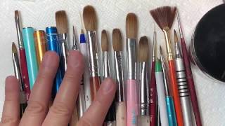 Que pinceles comprar para hacer uñas acrílicas/para hacer diseños o decorar