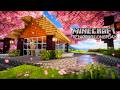 I Built a Cozy Cherry Paradise in Minecraft | Cozy Longplay