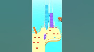 Building Faster Than Everyone! 🏗️⚡ Bridge Race 11 Level #BridgeRace  #BridgeRaceGame