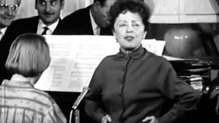 Edith Piaf répète MILORD blvd Lannes, chanson, 1959 (interview) HD