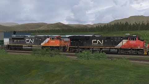 Open Rails - CN Stack Train